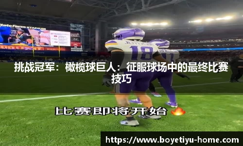 挑战冠军：橄榄球巨人：征服球场中的最终比赛技巧